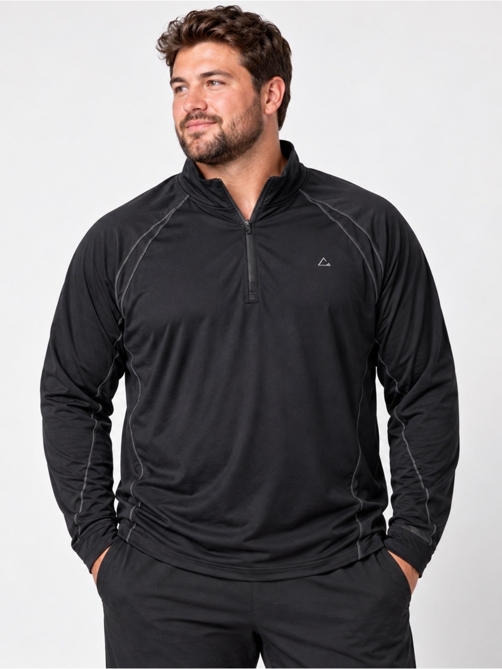 Paradox DriRelease Fresh Guard 1/4 Zip Shirt Mens XL Long Sleeve Top Black